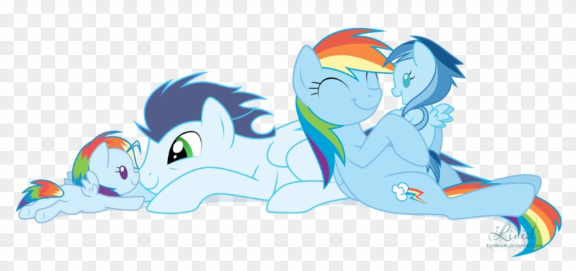 Rainbow Dash And Soarin Family Pixshark - Rainbow Dash And Baby #974259