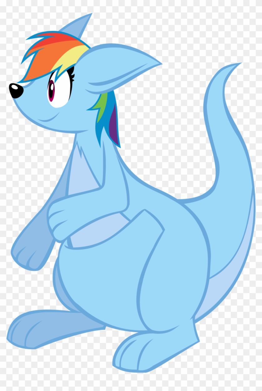 Kangaroo Dashie 1 By Megarainbowdash2000 Kangaroo Dashie - Twilight Sparkle Kangaroo #974740