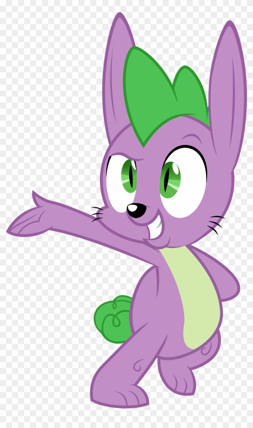Megarainbowdash2000 Bunny Spike - Rainbow Dash Turned Bunny #974787