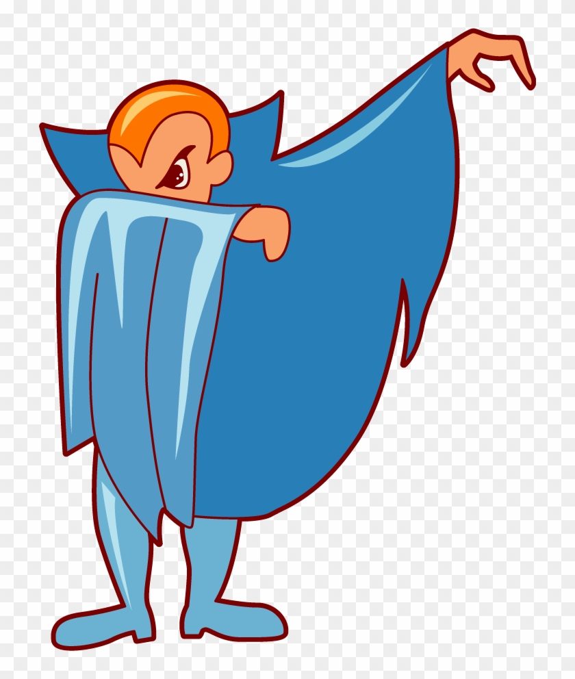 Download Halloween Clip Art ~ Free Clipart Of Jack - Vampire Cape Over Face #974808