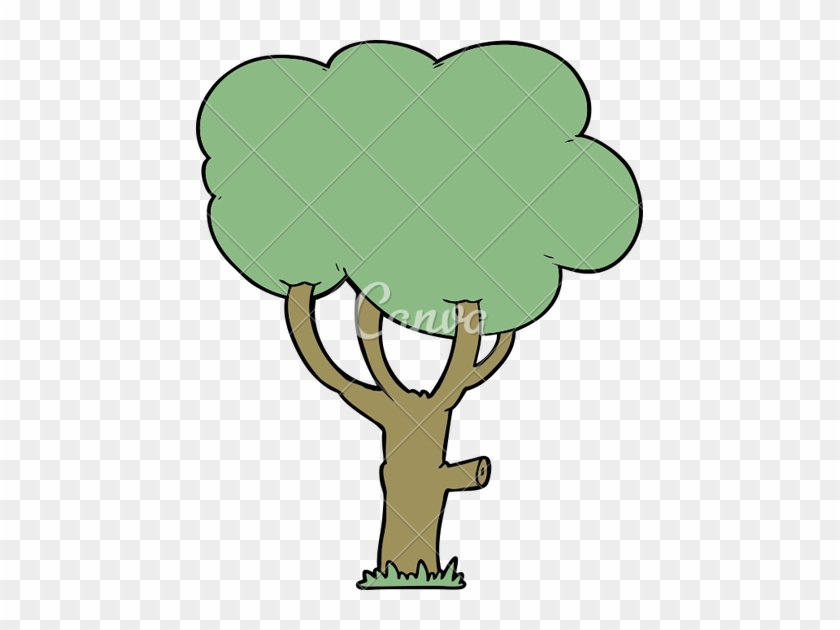 Cartoon Tree - Clip Art #975792