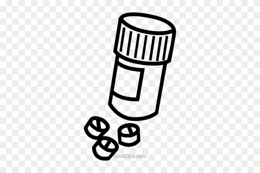 Pills And Pill Bottle Royalty Free Vector Clip Art - Pills And Pill Bottle Royalty Free Vector Clip Art #975876