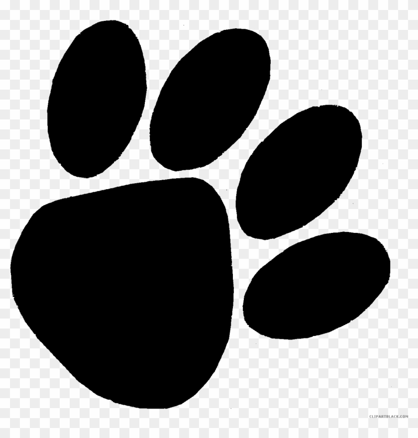 Bear Paw Print Animal Free Black White Clipart Images - Teddy Bear Paw Print #976250