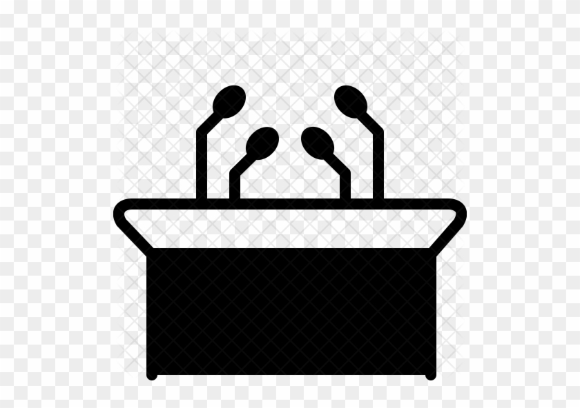 Podium Icon - Press Conference Icon #976620