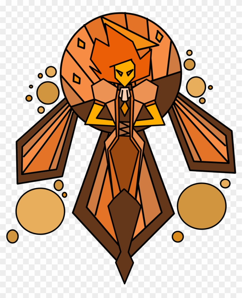 Orange Diamond Mural By Edwardheartwar Orange Diamond - Illustration #976732