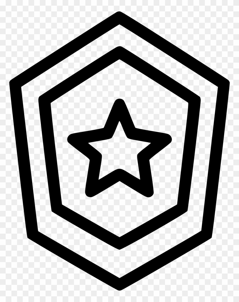 Shield Badge Star Reward Award Honor Achievement Comments - Sheriff Shield #976961