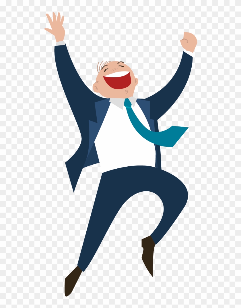 Workplace Happiness At Work Customer Clip Art - Png People Happy Cartoon #977129