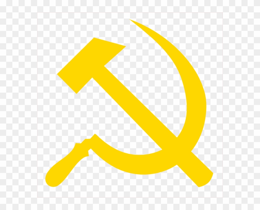 Free Vector Hammer And Sickle Nobg Clip Art - Hammer And Sickle Black Background #977234
