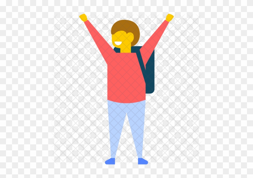 School Boy Icon - Vector Graphics #977247