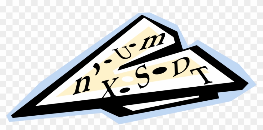 Vector Illustration Of Paper Airplane Toy Aircraft - Sign #977297
