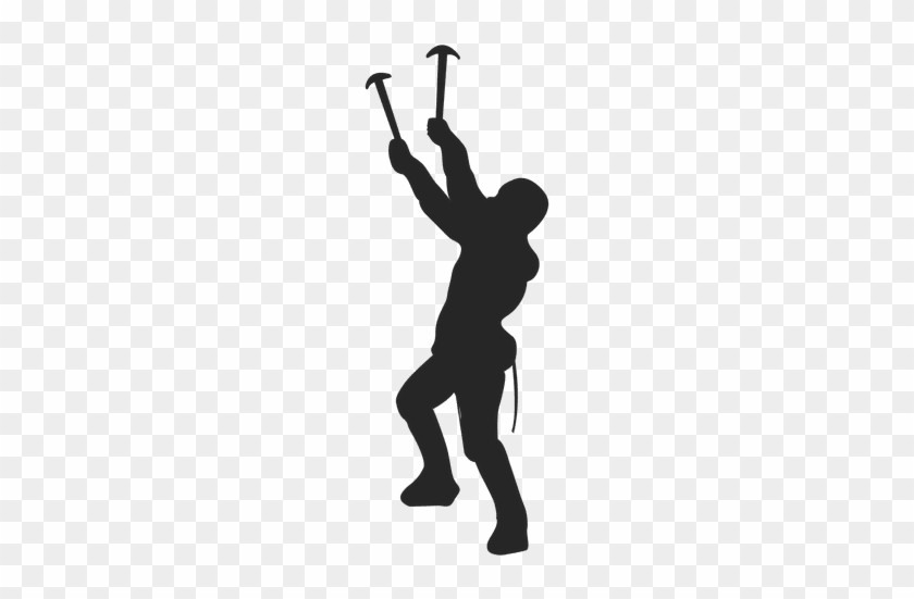 Rock Climbing Silhouette Png #978112