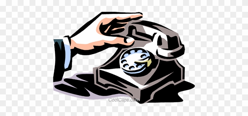 Vintage Telephone Royalty Free Vector Clip Art Illustration - Cartoon #978146