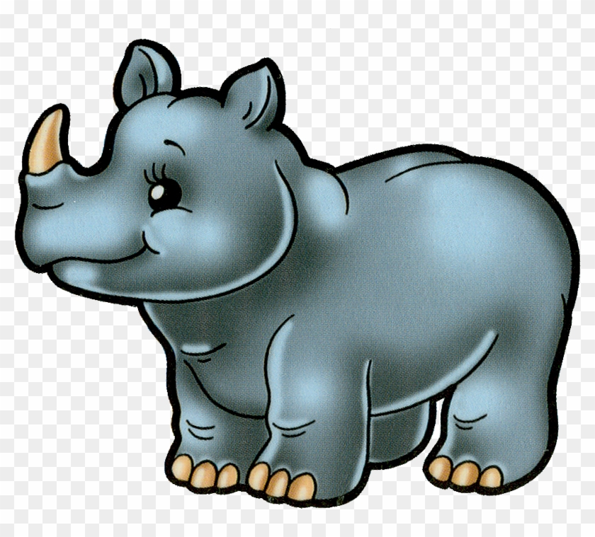 Cartoon Filii Clipart - Cartoon Rhino Png #978201