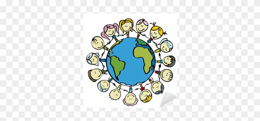 Kids Around The World Save The Planet Earth Holding - Children Save Planet #978348