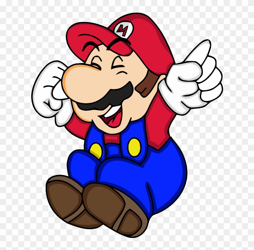 Mario Laughing By Azulzinho35 - Laugh Mario #978455