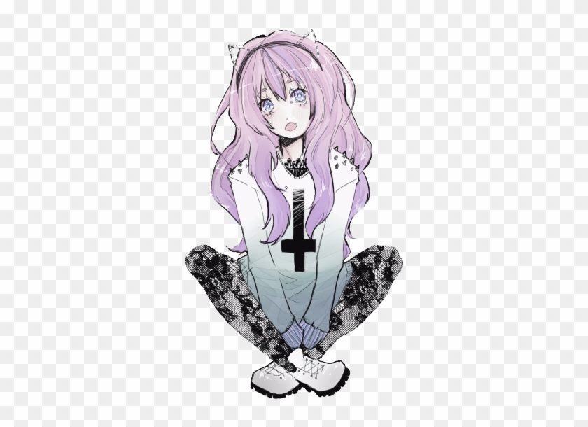 Pastel Goth Usagi By Camifortuna On Deviantart - Pastel Goth Anime Girl #978482