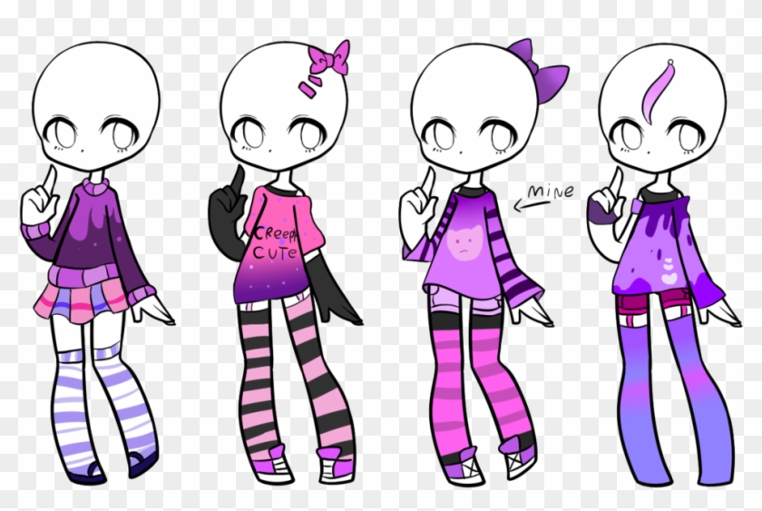 Pastel Goth Adopts - Cartoon #978559
