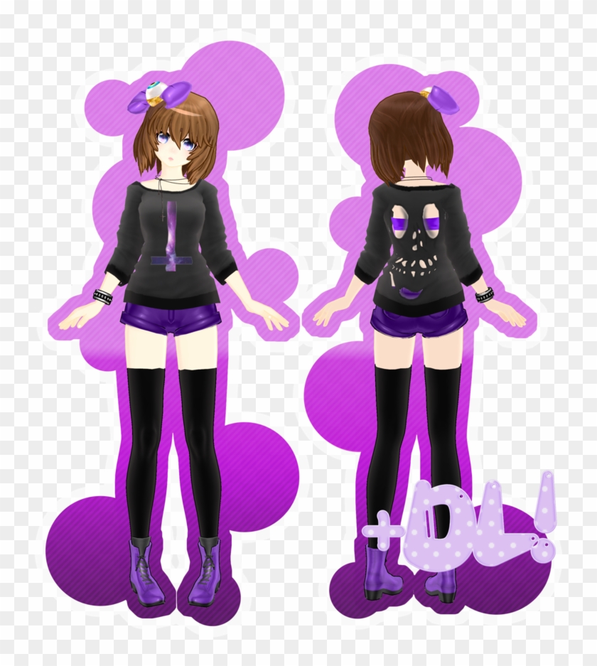 Pastel Goth Juu Dl By Juurenka - Mmd Pastel Goth Outfit #978673