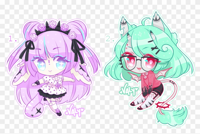 Pastel Goth / Punk Baby Wingus By Valyriana - Pastel Chibi Girl Goth #978744