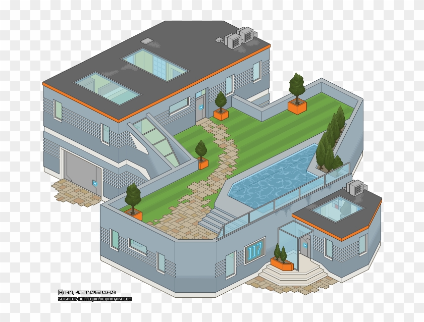 Pixel House Exterior By Seigneur-hellequin - House #979138