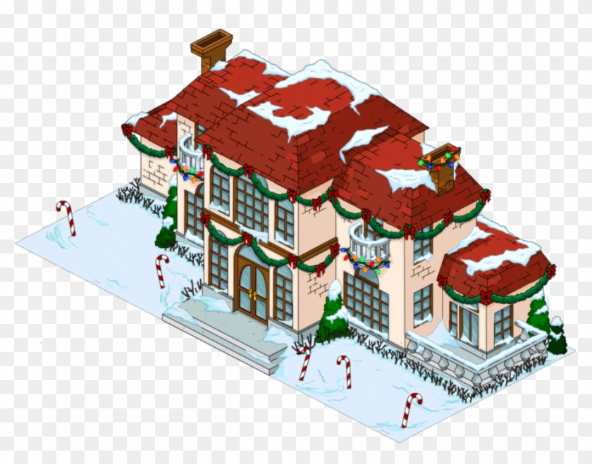 Fat Tonys Compound Christmas Tapped Out - Tapped Out Christmas Simpsons House #979210
