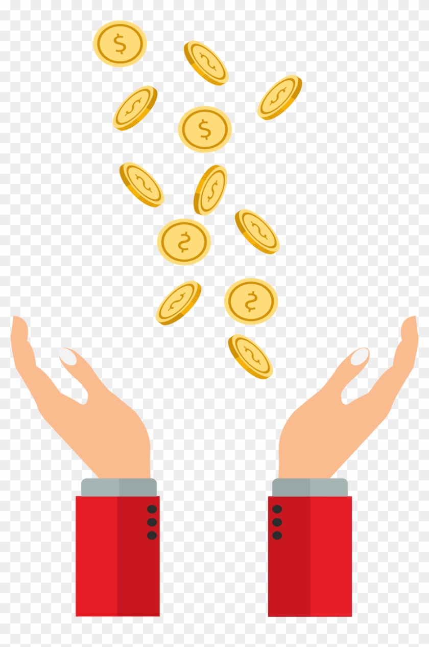 Flying Coins Clip Art - Clip Art #979228
