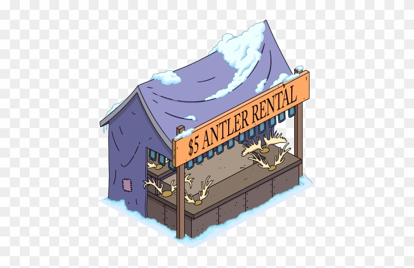 $5 Antler Rental - Cartoon #979468