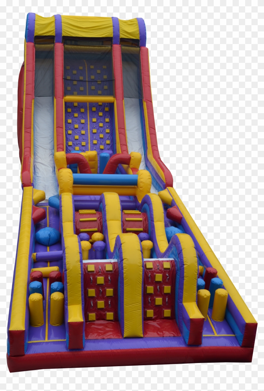 Giant Obstacle Course Inflatable - Inflatable Obstacle Course Rental #980212
