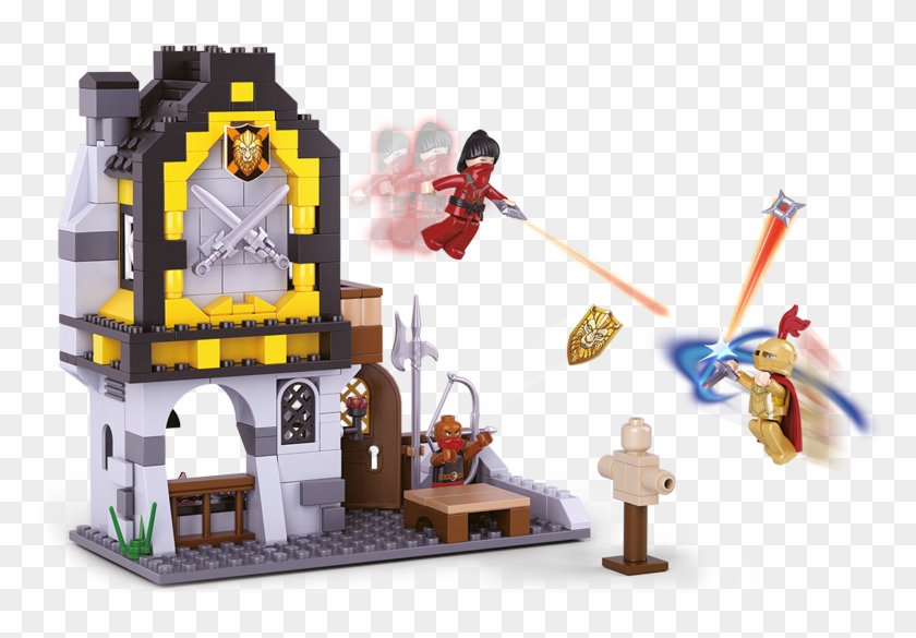 Sluban Legendární Bojovníci M38-b0615 Souboj O Kovárnu - Sluban Building Blocks Legend Warriors Serie Blacksmith #980290