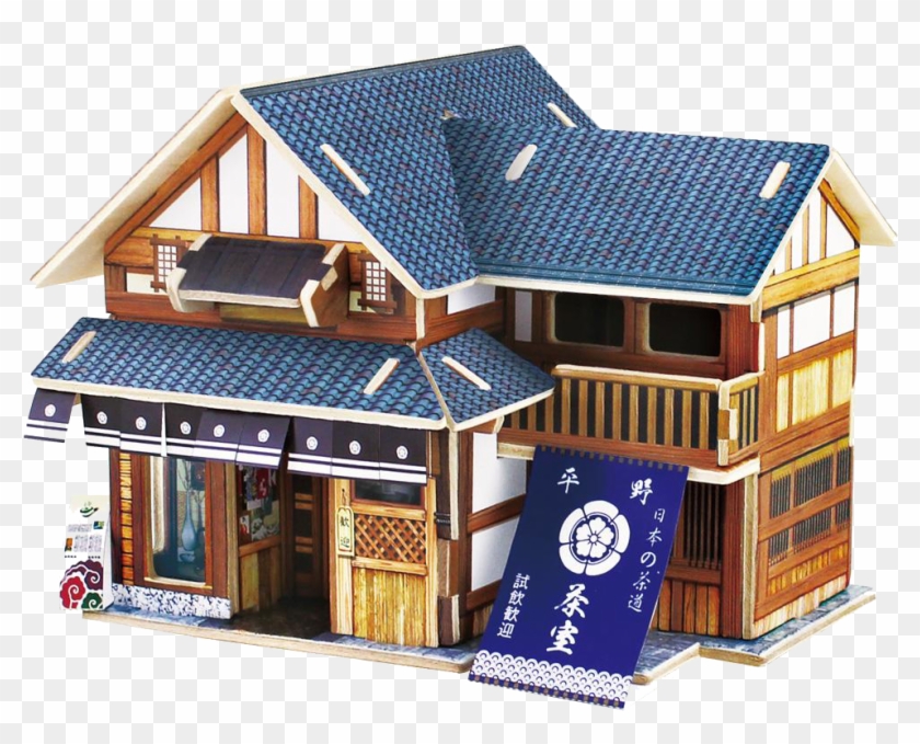 Japan Jigsaw Puzzle Puzz 3d Wood Model Building - 3d Three-dimensional Puzzle World Customs-japan Series #980658