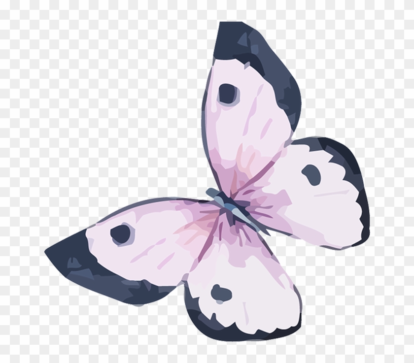 Pink Butterfly Mini Clutch, Women's, Purple/lavender #980944