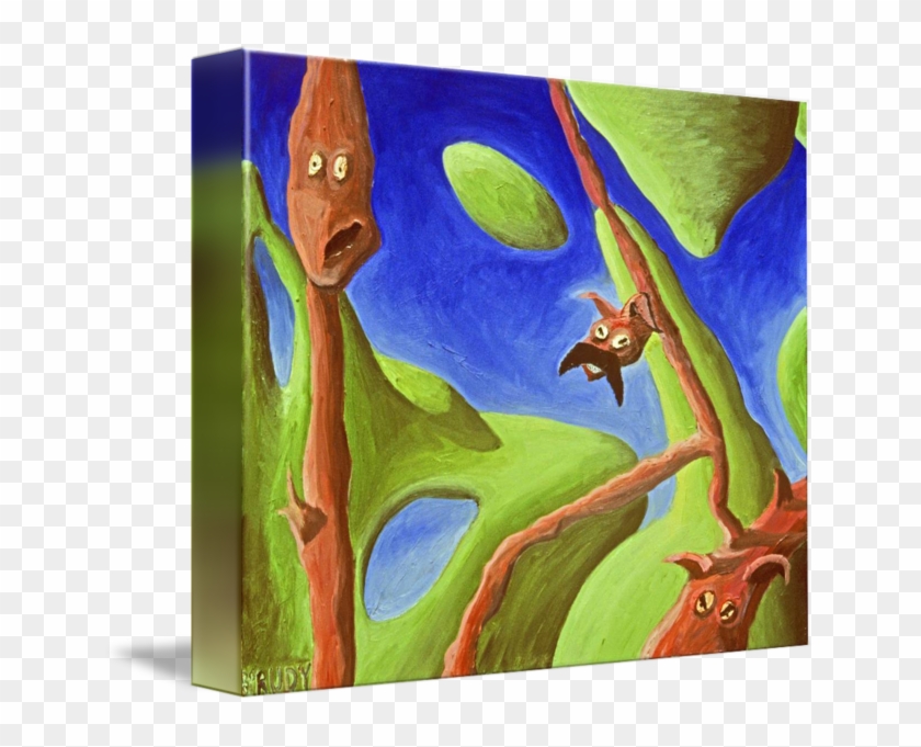 Gallery-wrapped Canvas Art Print 14 X 11 Entitled Spaceland #981169
