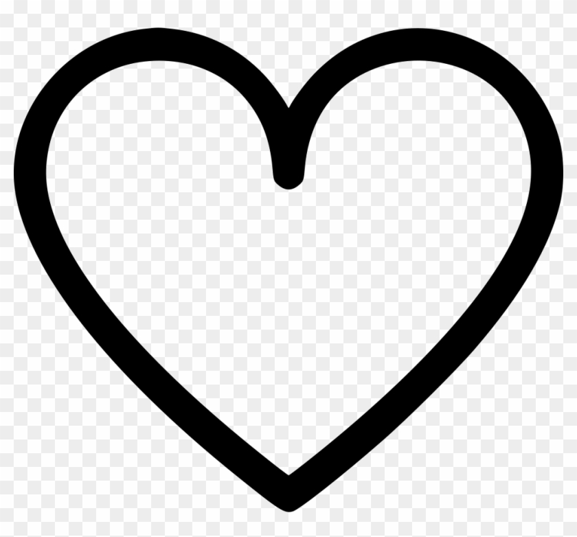 Heart Rate Review Favourite Like Love Sweet Comments - Heart Shape Outline #981305