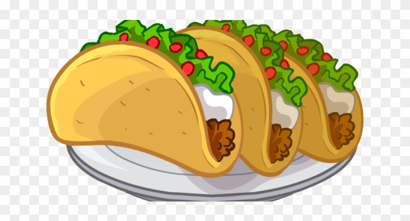 Plate Of Food Clipart 3 - Taco Clip Art Free #981334