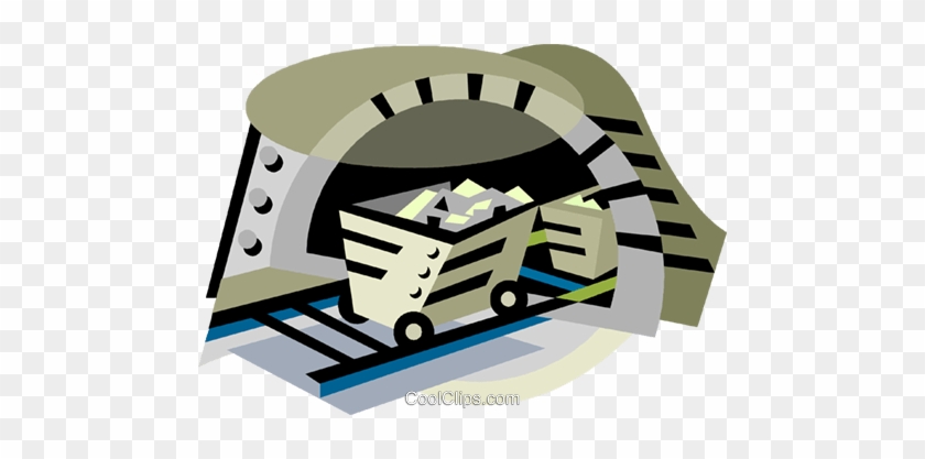 Coal Mining Royalty Free Vector Clip Art Illustration - Civil War Clip Art #981985