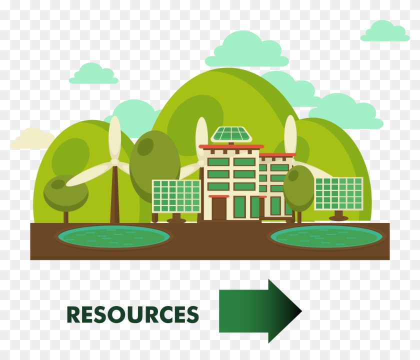 Green Environmental Protection Icon - Vector Graphics #982838