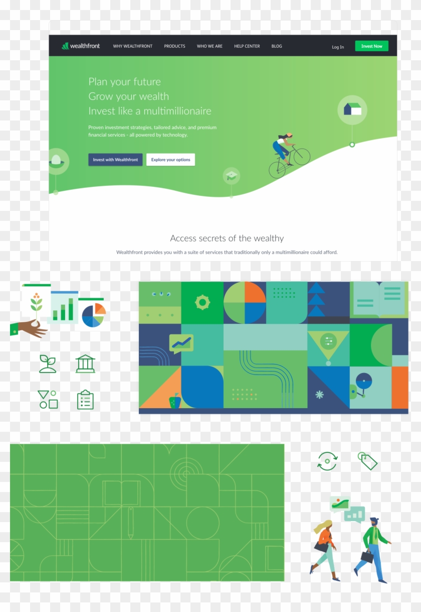 Initial Illustration Style And Create 60 Illustrations - Web Page #983026