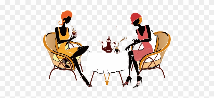 Coffee Tea Cafe Drink - Women Cafe Png #983052
