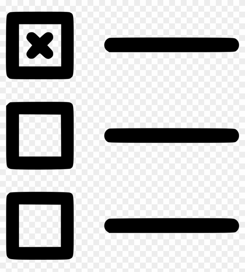 Bullets List Checkbox Comments - Icon #983355