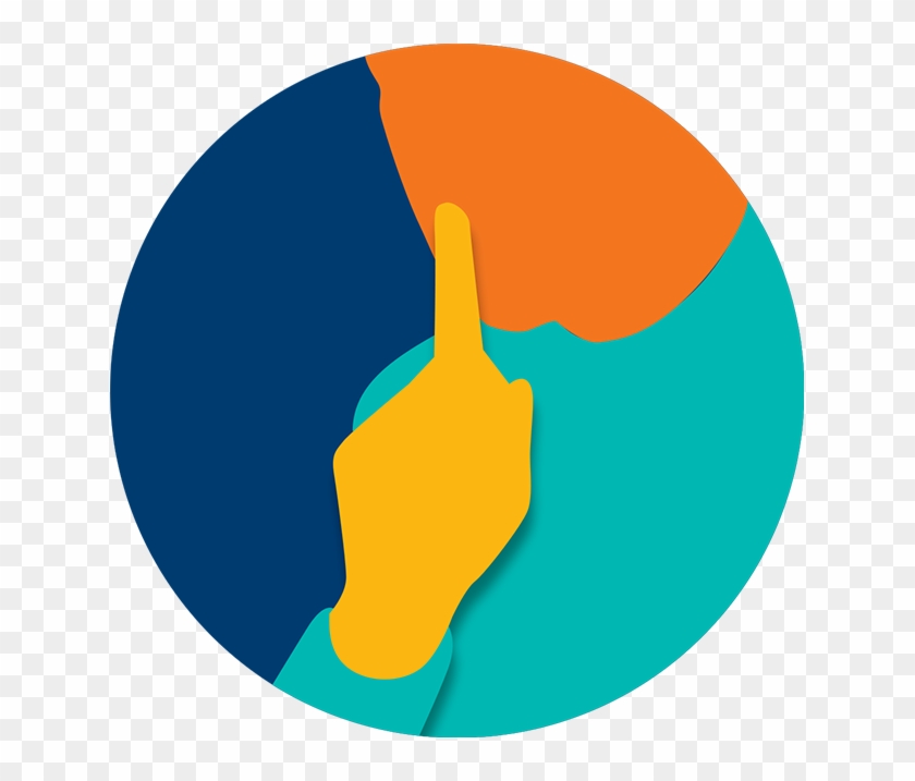 A Person Holding A Finger To Their Mouth To Silently - Millicom International Cellular S.a. #983732
