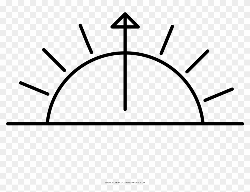 Sunrise Coloring Page - Drawing #984335
