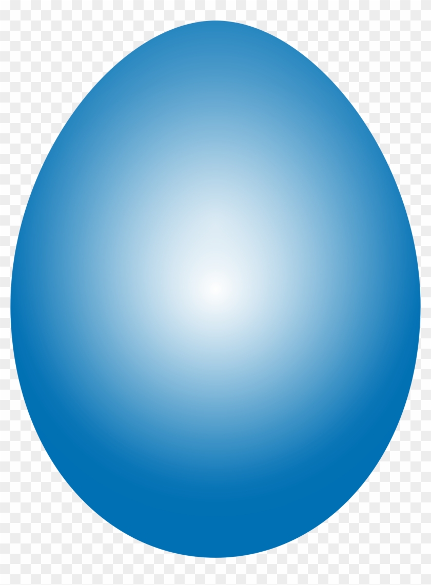 Big Image - Blue Easter Egg Png #985734
