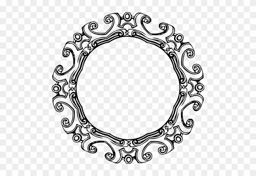 Mirror Clipart Circle Mirror - Mirror Drawing Png #985787
