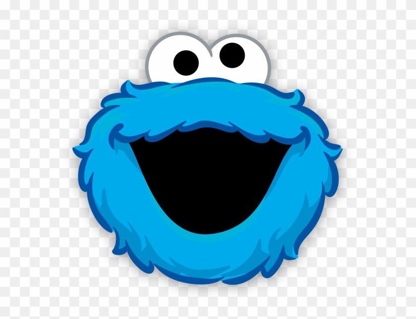 Stickers For Kids - Cookie Monster Face Png #985965