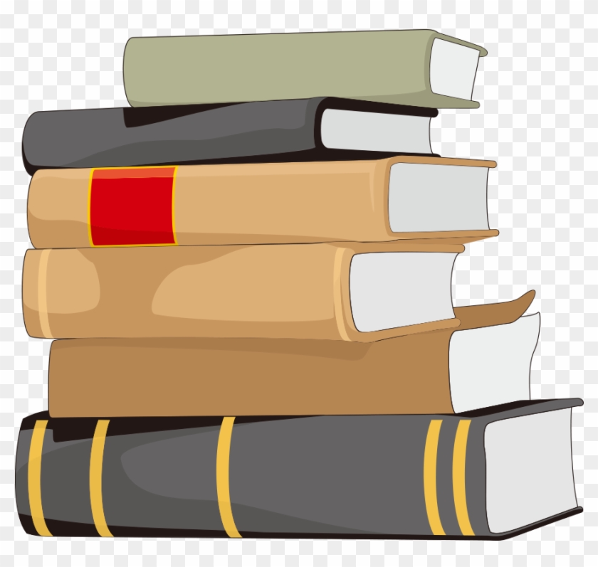 Student Library Book Writing Motion - Library Of Books Cartoon #986191