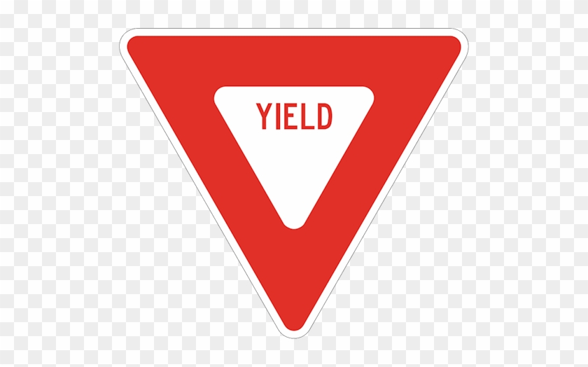 What Does This Sign Mean - Triangle Yield Sign #986414