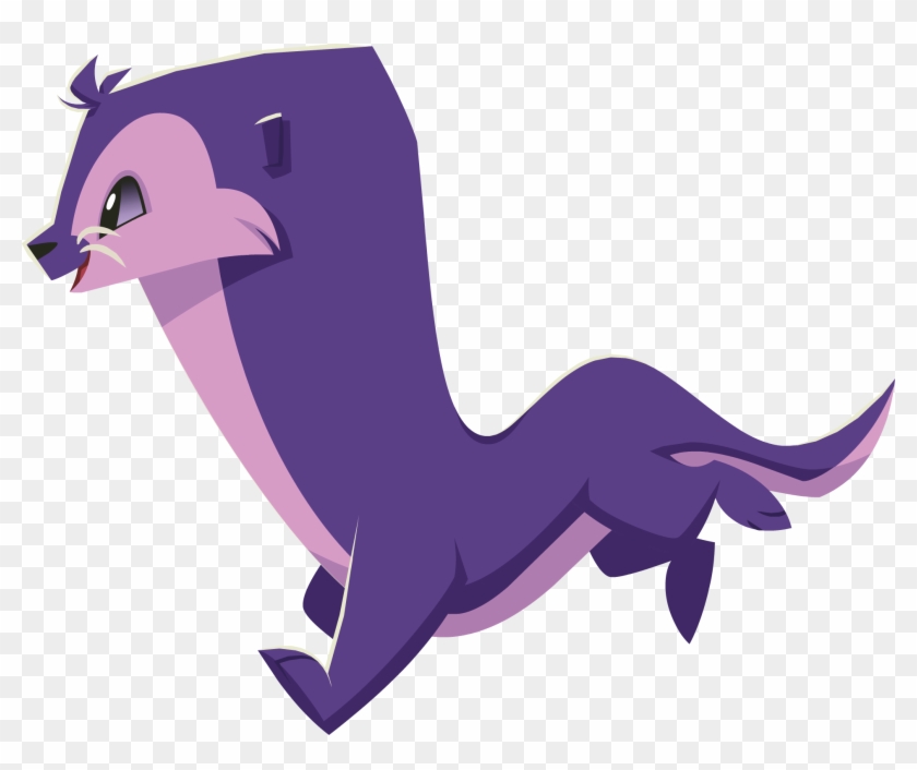 Purple Otter - Animal Jam Otter Transparent #986835