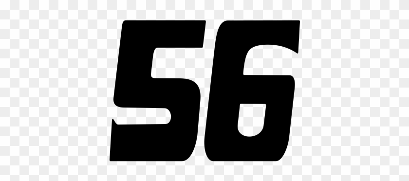 1 Color Race Number Decals - Number #986864
