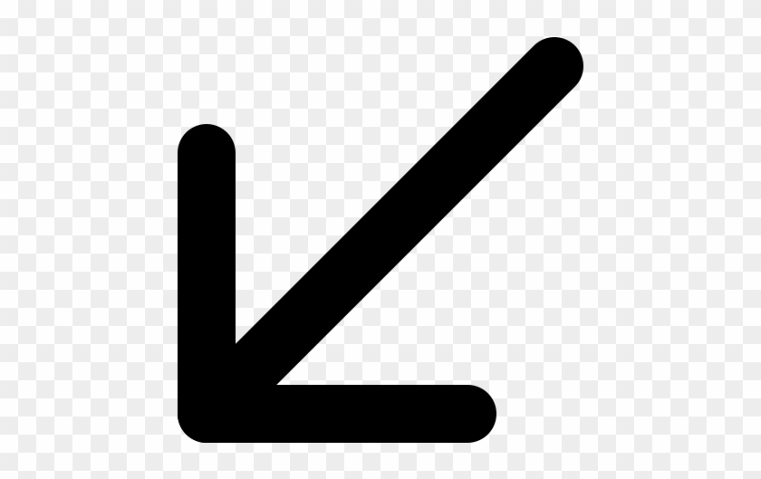 Feather Arrows Arrow Down Left - Arrow #986948