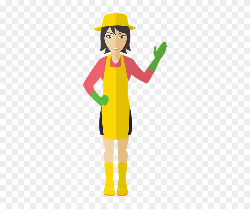 Cleaning Lady Images 18, - Gambar Animasi Tukang Kebun #987109